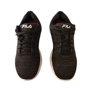 Fila Women 9 Black Athletic Sneakers‎ Running Shoes Memory Foam Sole Athletic